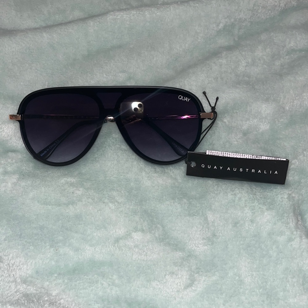 Quay Australia Black Faded Sunglasses